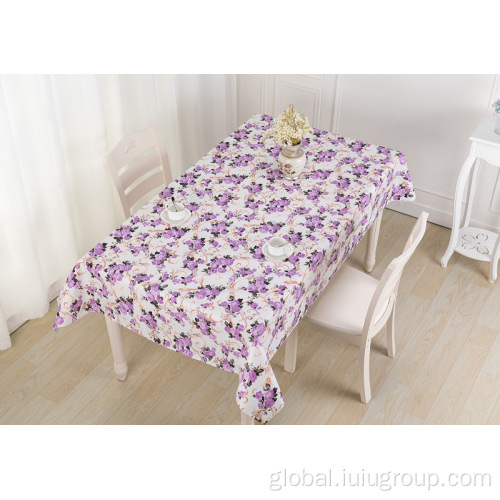 EVA/PEVA TableCloths Oilproof Banquet Table Cloth Square Table Cover Supplier